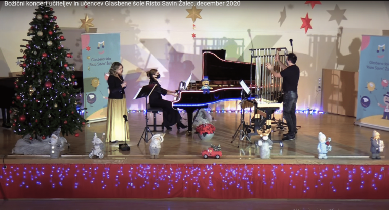 BOŽIČNI KONCERT UČENCEV IN UČITELJEV GLASBENE ŠOLE RISTO SAVIN ŽALEC